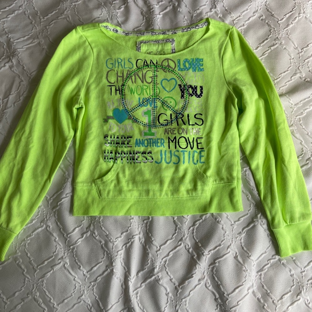 Justice sweater top